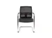 Chaise pour visiteurs Linea Omnia 05 noir/noir