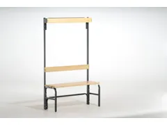 omkleedbank,HxLxD 1670x1015x375mm,houten lijst,RAL7016