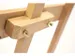 Chevalet d'atelier Kangaro pour toiles de 4,9cm d'épaisseur. bois de