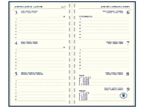 Agenda 2027 Ryam Memoplan 7 Suprema 7dagen/2pagina's ringplastic assor