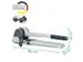 Leitz 5182 Heavy Duty Super perforator Metaal 2-Gaats 250vel Zilver