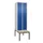 locker met bank,HxBxD 2120x600x815mm,2vak,vak B 300mm,draaigrendel
