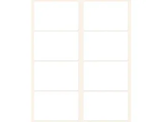etiket Zweckform 54x35mm wit pakje a 224 etiketjes - 2
