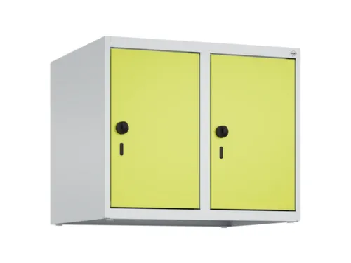 opzetkast,v. locker,2vak.,vak B 300mm,HxBxD 500x600x500mm,vleugeldeur