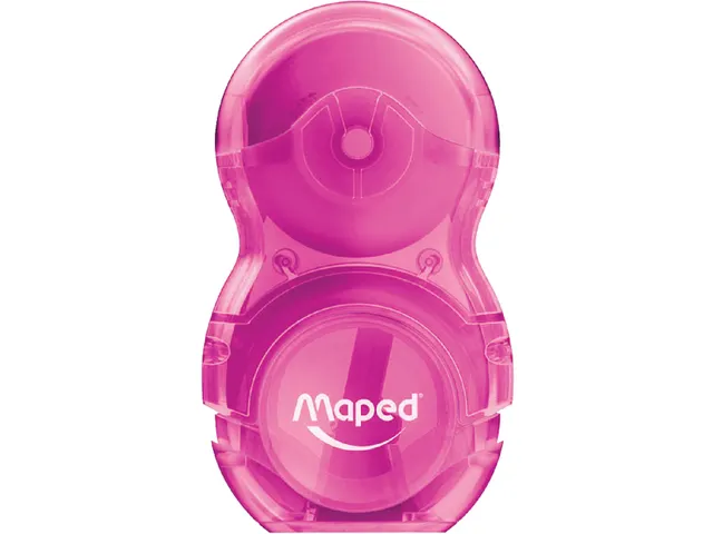 Puntenslijper Maped Loopy 1 gaats met gum display á 24 stuks assorti