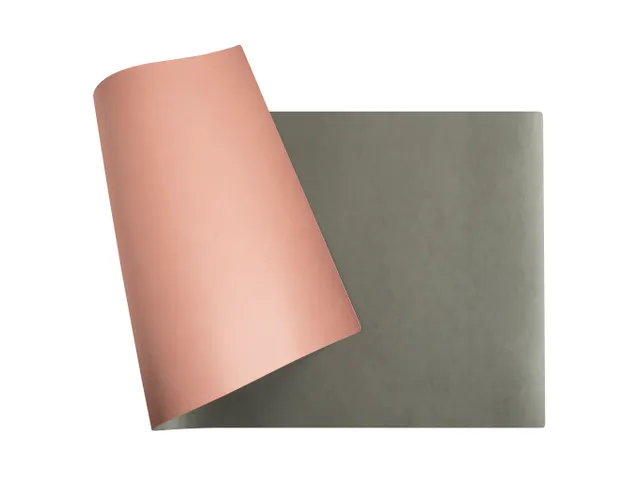 Onderlegger PU 40x80cm nude/grijs