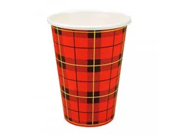 Scotty Drinkbeker Koffiebeker uit karton 180ml Rood 100 Stuks