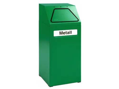 Afvalverzamelaar Vuurremmend 65 Liter 970X405X380Mm Binnenbak Groen