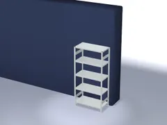 systeemstelling,grondveld,HxBxD 2000x1060x535mm,vakl. 230kg