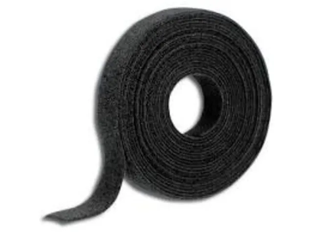 Klittenband Office kabelbinder 2-in 1 13mmx10m zwart