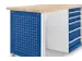 panneau latéral,p. établi,Hxl 692x610mm,a. perforations,RAL5010