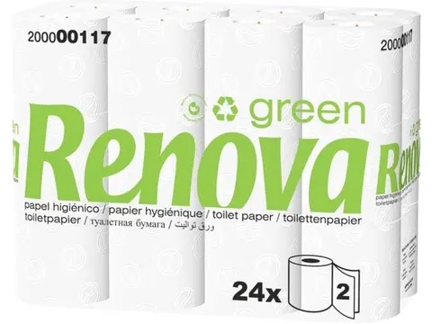 Renova Green toiletpapier 2-laags 160 vel 4x24 rollen