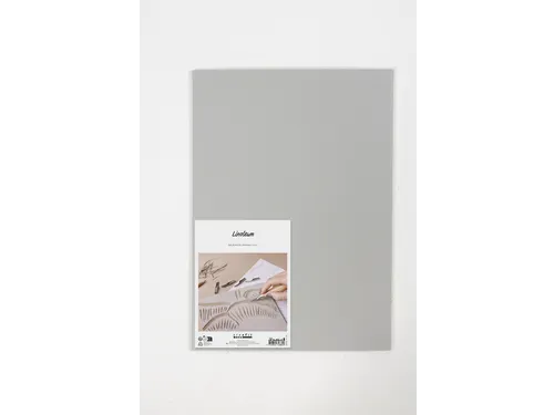 Creativ Company Linoleum 30x40cm dikte 3 mm, Grijs