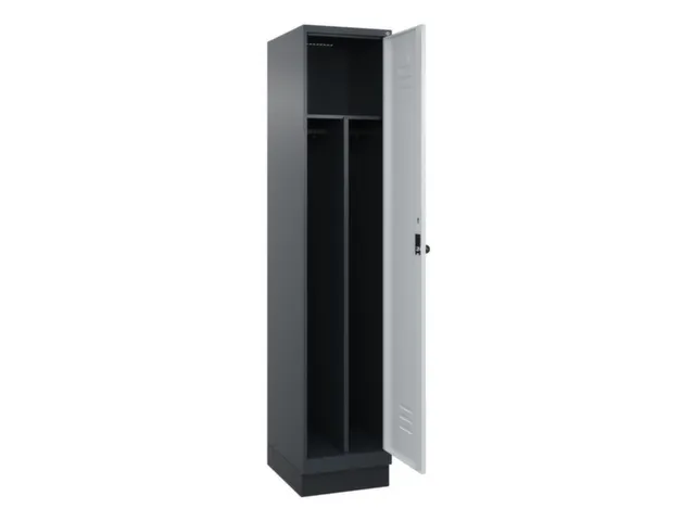 locker voor scheiding van kleding,HxBxD 1950x400x500mm,1vak