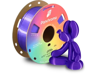Polymaker 3D printer Filament Panchroma PLA Silk 1,75mm Paars 1kg - 1