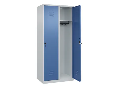 locker,HxBxD 1850x800x500mm,2vak,vak B 400mm,draaigrendel