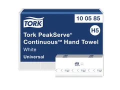 Tork 100585 PeakServe Continu Handdoek Universal H5 1-laags 410 vel