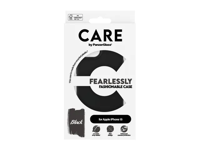 PanzerGlass CARE by Case Black iPhone 15, Hoes, Apple, Apple - i