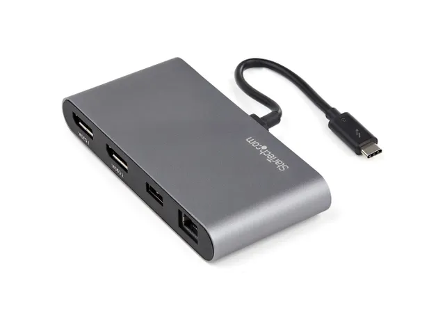 Thunderbolt 3 Dock Mini Dual Monitor TB3 Docking Station