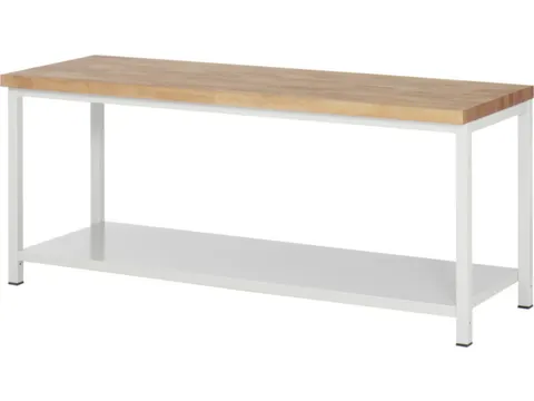 werkbank,HxBxD 840-1040x2000x700mm,beukblad,draagverm. 1250kg