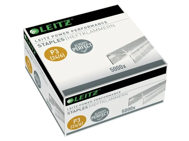 Nieten Leitz 5449 P3 24/6 verzinkt 5000 stuks