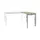 Bureau Linesto N3 aanbouwtafel 120x60cm robson eiken 25mm alu