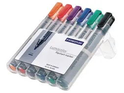 Staedtler Merkstift Lumocolor 6 Stuks