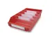 Bacs À Bec Compartimentables Polypropylène Hxlxp 95X240X400Mm Rouge