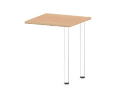 aanbouwtafel,i.h.v.,HxBxD 720-840x600x600mm,NE-esdoorn