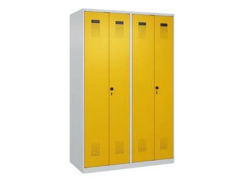 locker voor scheiding van kleding,HxBxD 1850x1200x500mm,4vak