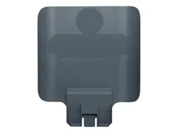 Paneel Rubbermaid Slim Jim Recyclestation voor label grijs