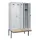 locker met bank,voor scheiding van kleding,HxBxD 2120x1200x815mm,4vak