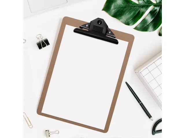 Europel Klembord A4 MDF Staand Hout