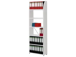 Basisveld 2250x800x325mm 6legborden 1zijpaneel Zonder Achterwand Wit