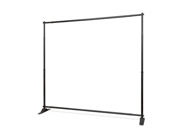 Beurswand Flex Wall L zwart frame