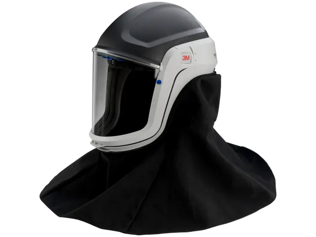 3M M-407 luchtkap met helm, vizier en brandwerende slab, per stuk