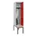 locker met bank,HxBxD 2120x400x815mm,1vak,vak B 400mm,draaigrendel