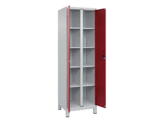 wasgoedverdeelkast,HxBxD 1950x600x500mm,vak B 300mm,draaigrendel - 2