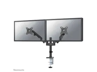 Monitorarm Neomounts DS70-750BL2 zwart 2 scherm 17-27 inch - 1