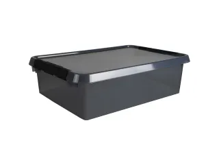 Comfort Line opbergbox 32L transparant grijs - 60x40x18cm - 1