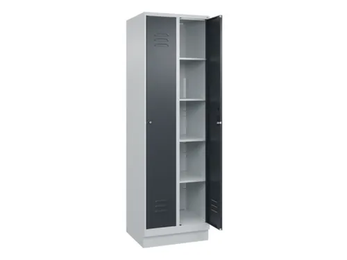 wasgoedverdeelkast,HxBxD 1950x600x500mm,vak B 300mm,cilinderslot