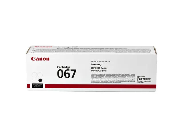 Canon 067 Toner Zwart voor i-SENSYS LBP630
