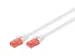 CAT 6 U-UTP patchkabel koper LSZH AWG 26/7 1m Wit
