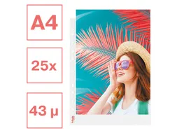 Colour'Breeze showtas A4 43micron gekorreld 25 stuks
