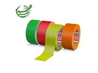 4671 Textieltape neon roze 25mx19mm - 1