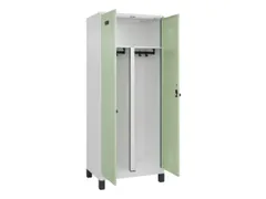 PBM-locker,HxBxD 1950x800x500mm,2vak,vak B 400mm,draaigrendel