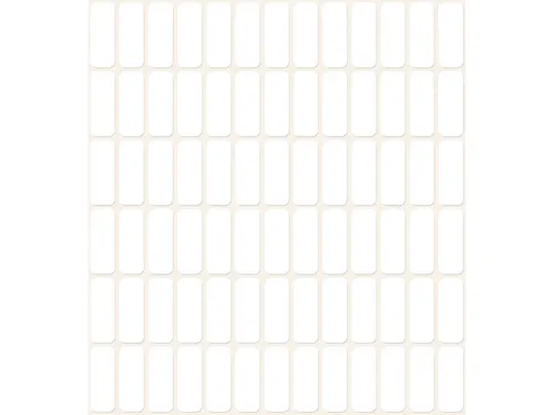 etiket Zweckform 20x8mm wit pakje a 2184 etiketjes