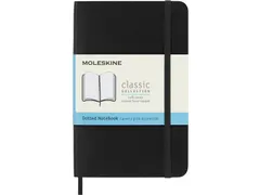 Notitieboek Moleskine pocket 90x140mm dots soft cover zwart