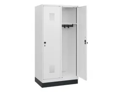 schoollocker,HxBxD 1630x800x500mm,2vak,vak B 400mm,draaigrendel,sokkel