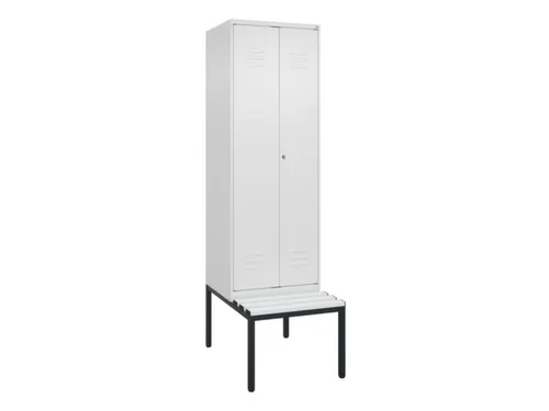 locker voor scheiding van kleding,HxBxD 2120x600x815mm,2vak